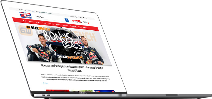 discount trader website laptop preview